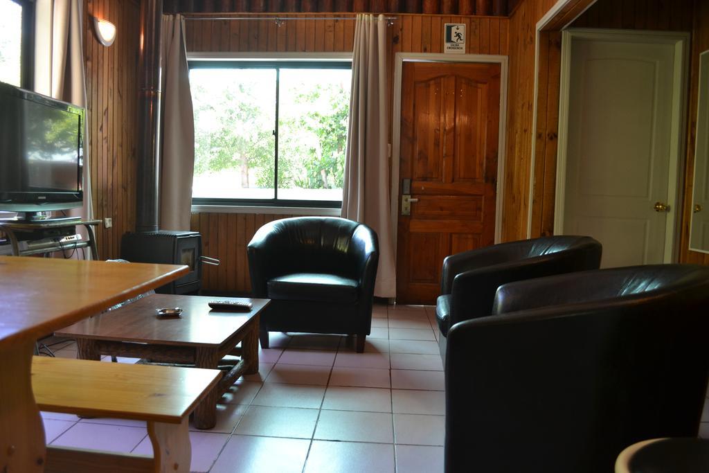 El Manzano  Cabanas Parque Salto Del Laja חדר תמונה